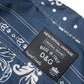 Blue White Bandana Print Cotton Casual Shirt