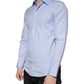 Light Blue Cotton Men Dress Formal Shirt