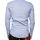 Light Blue Cotton Men Dress Formal Shirt