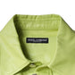 Green Cotton Collared Men Button Down Shirt