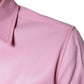 Pink Cotton Collared Button Down Shirt