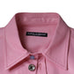 Pink Cotton Collared Button Down Shirt