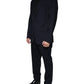 Dark Blue Formal Tuxedo 2 Piece Suit