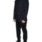 Dark Blue Formal Tuxedo 2 Piece Suit