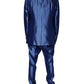 Metallic Blue Stripes Formal 3 Piece Suit