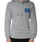 Gray Cotton Logo Hooded Sweatshirt Sweater