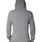 Gray Cotton Logo Hooded Sweatshirt Sweater