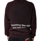 Maroon Logo Crew Neck Men Sweatshirt Sweater