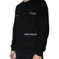 Black Logo Print CrewNeck Sweatshirt Sweater