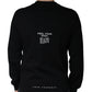 Black Logo Print CrewNeck Sweatshirt Sweater