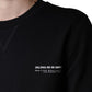 Black Logo Print CrewNeck Sweatshirt Sweater