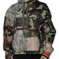 Multicolor Camouflage Hooded Sweatshirt Sweater