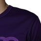 Purple DG Logo Cotton Crew Neck T-shirt