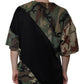 Multicolor Camouflage Cotton Round Neck T-shirt