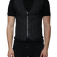 Black Wool Sleeveless Dress Waistcoat Vest