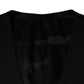 Black Wool Waistcoat Dress Formal Vest