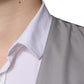 Light Gray Wool Formal Dress Waistcoat Vest