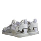 White Silver Low Top NS1 Sneakers Shoes