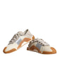 Beige Lace Up Low Top NS1 Sneakers Shoes