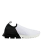 White Black Low Top Sorrento Men Sneakers Shoes