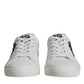 White Silver Sacred Heart Men Sneakers Shoes