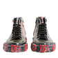 Multicolor Camouflage High Top Sneakers Shoes