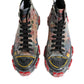 Multicolor Camouflage High Top Sneakers Shoes