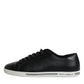 Black Low Top Men Saint Tropez Sneakers Shoes