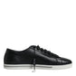 Black Low Top Men Saint Tropez Sneakers Shoes