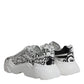 White Black Graffiti Daymaster Sneakers Shoes