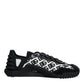 Black Logo Lace Up Low Top NS1 Sneakers Shoes