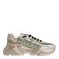 Gold Sequin Iridiscent Daymaster Sneakers Shoes