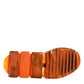 Black Orange Sorrento Slip On Sneakers Shoes