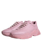 Pink Leather Daymaster Low Top Sneakers Shoes