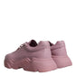 Pink Leather Daymaster Low Top Sneakers Shoes