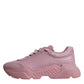 Pink Leather Daymaster Low Top Sneakers Shoes