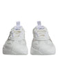 White Nylon Daymaster Low Top Sneakers Shoes