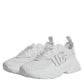 White Nylon Daymaster Low Top Sneakers Shoes