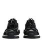 Black Mesh Sorrento Trekking Sneakers Shoes