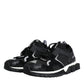 Black Mesh Sorrento Trekking Sneakers Shoes