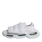 White Padded Fabric Low Top Sneakers Shoes