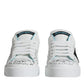 White Portofino Leather Low Top Sneaker Shoes