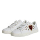 White Portofino Sacred Heart Sneakers Shoes