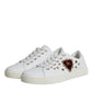 White Portofino Sacred Heart Sneakers Shoes