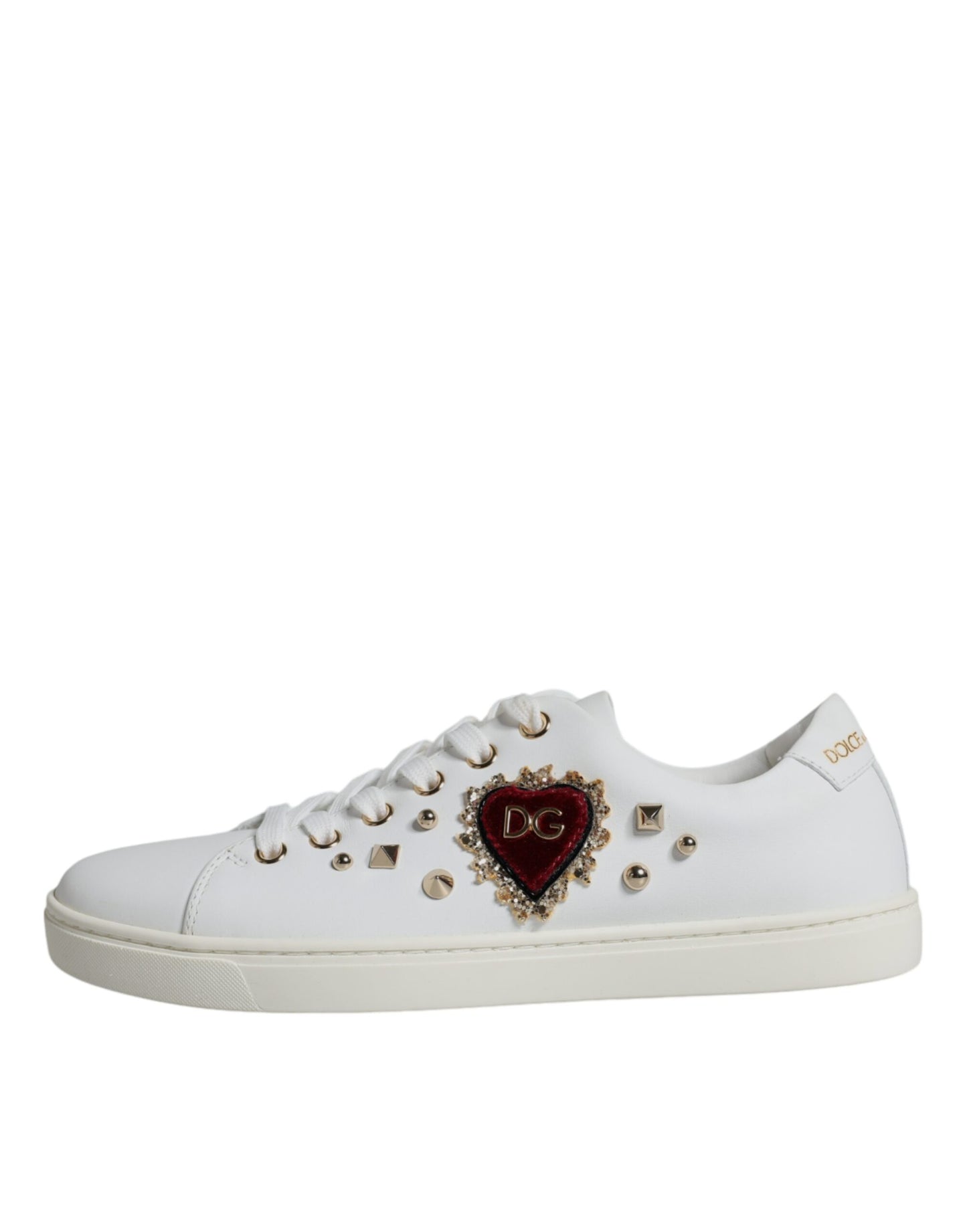 White Portofino Sacred Heart Sneakers Shoes