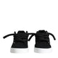 Black Portofino Low Top Sneakers Shoes