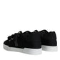 Black Portofino Low Top Sneakers Shoes