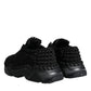 Black Knitted Daymaster Sneakers Shoes