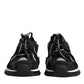 Black Mesh Sorrento Trekking Sneakers Shoes