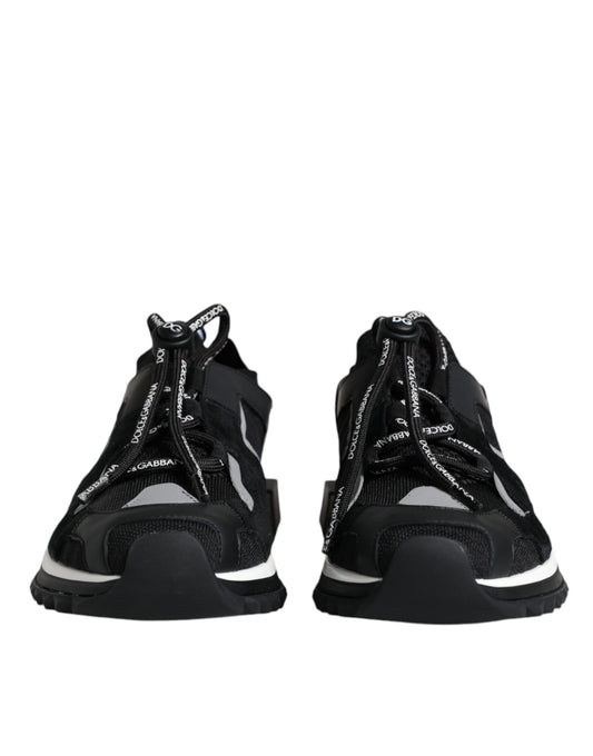 Black Mesh Sorrento Trekking Sneakers Shoes